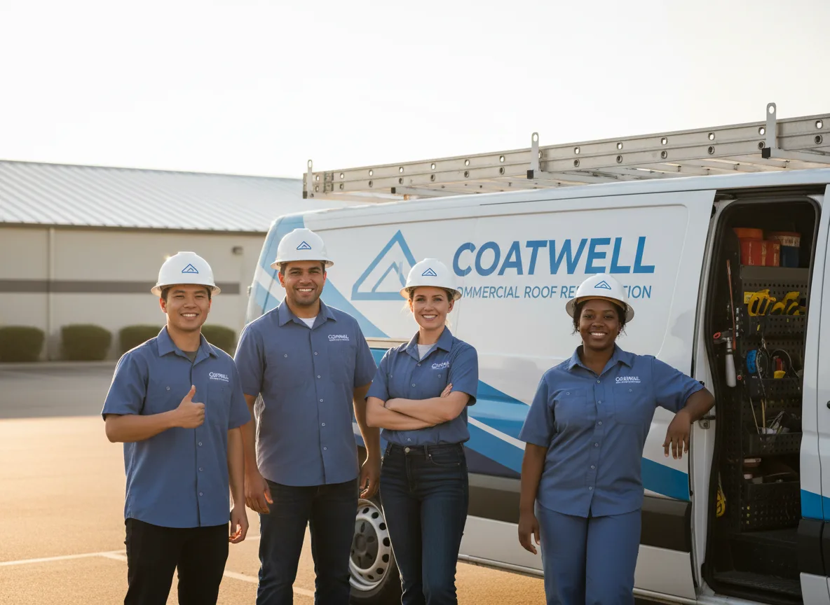 Commercial roof coating company in Colfax, WI